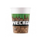 Set 8 pahare MINECRAFT 200 ml