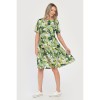 Rochie Medie Dama cu Imprimeu Abstract V290 - M, Eranthe