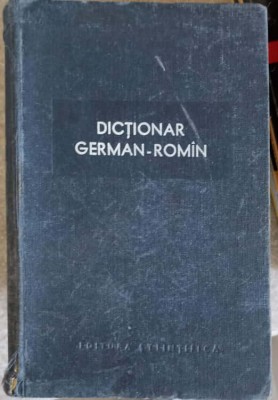 DICTIONAR GERMAN-ROMAN-MIHAI ISBASESCU SI COLAB.-224432 foto