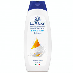 Gel de dus cu lapte si miere, 750ml, Luxury