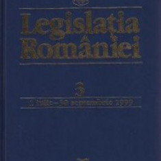 Legislatia Romania 3 1 iulie - 30 septembrie 1999