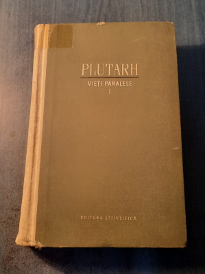 Plutarh Vieti paralele volumul 1 foto