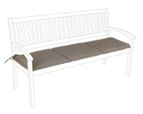 Cumpara ieftin Perna banca gradina textil maro 153x48x3 cm