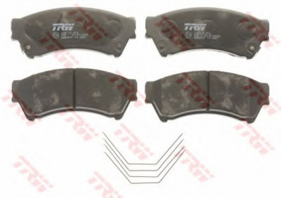 Set placute frana,frana disc MAZDA 6 (GH) (2007 - 2016) TRW GDB3501 foto