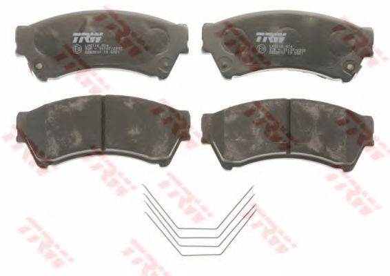 Set placute frana,frana disc MAZDA 6 (GH) (2007 - 2016) TRW GDB3501