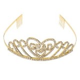 Tiara Aurie cu Strass pentru Absolvire, Mesaj Grad, CMCLASS
