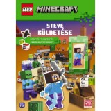 Lego Minecraft - Steve k&uuml;ldet&eacute;se - Kereső &eacute;s matric&aacute;s foglalkoztat&oacute;k&ouml;nyv
