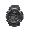 Ceas Barbatesc Digital Sport Quartz Multifunctional Negru, Cronometru, Alarma, Rezistent Apa 5m, Diametru 35mm