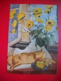 HOPCT 14794 UN BIET IEPURE- THODOR PALLADY 1871-1956 -CP PICTURA-- ROMANIA-NECIRCULATA