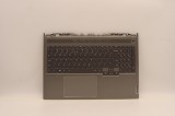 Carcasa superioara cu tastatura palmrest Laptop, Lenovo, ThinkBook 16p G3 ARH Type 21EK, 5CB1J23721, 5CB1J23719, AM2KZ000700, Mineral Grey, layout US