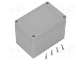 Carcasă universală GAINTA 80mm x 120mm x 85mm ABS gri &icirc;nchis IP65