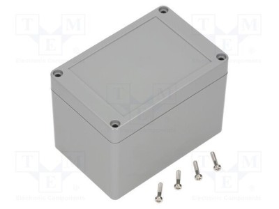 Carcasă universală GAINTA 80mm x 120mm x 85mm ABS gri &amp;icirc;nchis IP65 foto