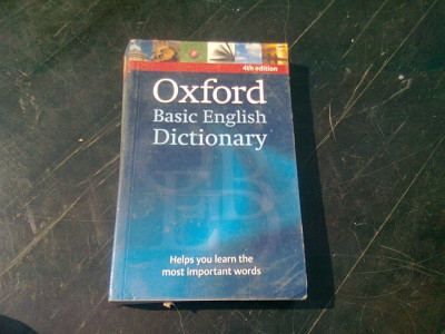 OXFORD. BASIC ENGLISH DICTIONARY foto