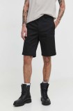 HUGO pantaloni scurti barbati, culoarea negru