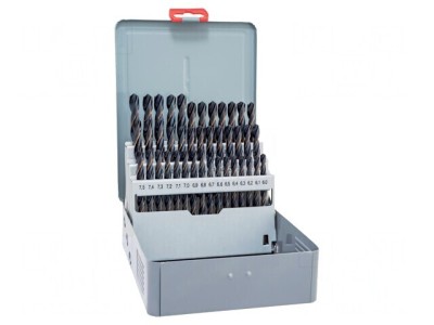 Set Burghie Metal Oțel Rapid HSS 41 Bucăți foto