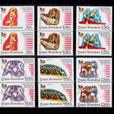 RO 1995 LP 1397 " Concursurile Preolimpice Atlanta" , serie pereche V , MNH