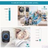 Sonerie Wireless ZYuuan, 300m, 5 Volum, Negru, Impermeabila, Plug &amp; Play, 1 Receptor