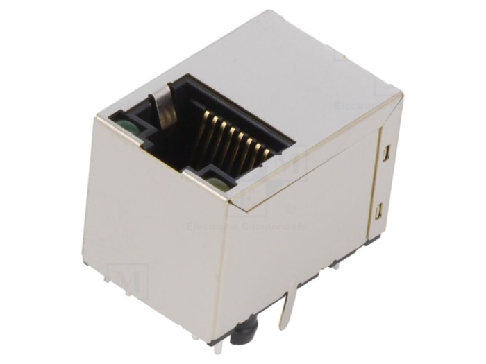Conector RJ45 ecranat cu LED