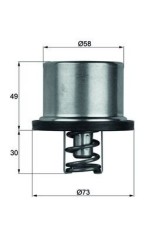 MAHLE THD 1 86 termostat,lichid racire