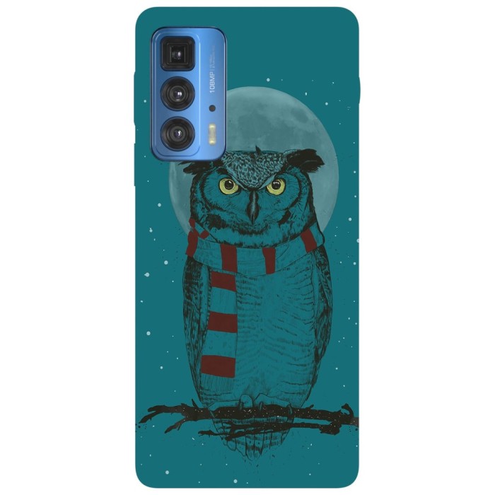 Husa compatibila cu Motorola Edge 20 Lite model Winter Owl, Silicon, TPU, Viceversa