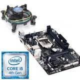 Cumpara ieftin KIT Placa de baza GIGABYTE GA-H81M-DS2V, Intel Core i5 4590 3.3GHz, Cooler