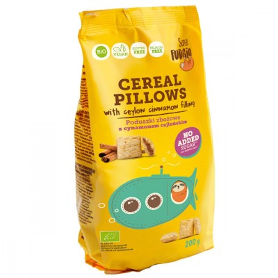 Cereale umplute cu scortisoara Ceylon fara gluten, bio, 200g, Super Fudgio foto