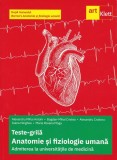 Teste-grilă de biologie pentru Admiterea la universitățile de medicină după manualul Barron&rsquo;s Anatomie și fiziologie umană - Paperback brosat - Alexan