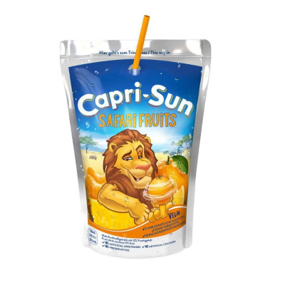 Suc cu Pai Capri Sonne Safari, 200 ml, Suc Pai, Suc Copii, Suc pentru Copii, Suc de Copii, Bautura Copii, Bautura pentru Copii, Bautura cu Pai pentru foto