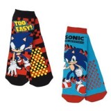 Șosete antiderapante pentru copii - Design Sonic multicolor, CMCLASS
