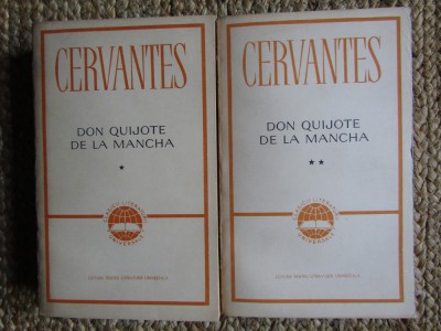 Cervantes - Don Quijote de la Mancha, 2 vol. (Editia: 1965) foto