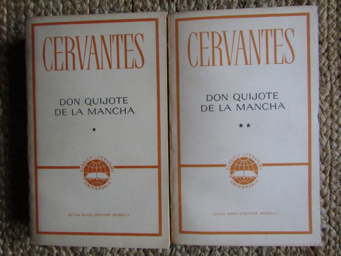 Cervantes - Don Quijote de la Mancha, 2 vol. (Editia: 1965)