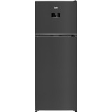 Frigider cu doua usi Beko B5RDNE504LXBR, 477 l, No Frost, HarvestFresh, Everfresh+, AeroFlow, Clasa E, H 185 cm, Dark Inox