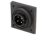 Conector circular soclu tată 4 pini IP68 Buccaneer