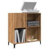 VidaXL Dulap discuri stejar artizanal 84,5x38x89 cm lemn prelucrat