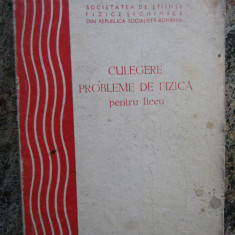 Culegere probleme de fizică pentru liceu - Dobre Ioana Elvira