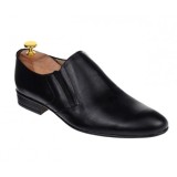 Cumpara ieftin Marimea 42 Pantofi barbati cu elastic eleganti din piele naturala - Mod Negru