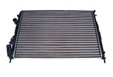 Radiator racire Renault Megane Scenic, 05.1998-10.1999, motor 1.4, 55 kw; 1.6, 55 kw, benzina, cutie manuala, cu AC, 398x583x23 mm, SRLine, aluminiu