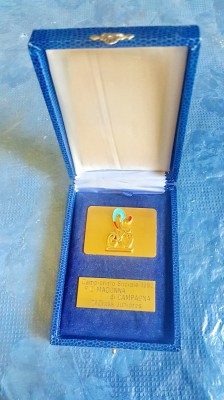 E130-Tur de Ciclism Italia 1982 Juniori Madonna di Campagna Medalie cu placheta. foto