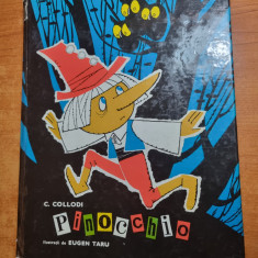 carte pentru copii - pinocchio - c . collodi - din anul 1971