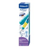 Stilou pentru dreptaci, Pelikano Junior, Penita A, Grip Ergonomic, Turcoaz