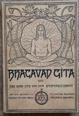 Die Bhagavad Gita// 1919, limba germana foto