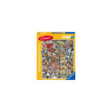 Cumpara ieftin PUZZLE COMIC HOLLYWOOD, 1000 PIESE, Ravensburger