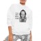 Hanorac dama alb - Dali - I want CASH - L