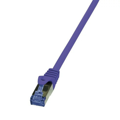 PATCH CORD S/FTP LOGILINK Cat6a LSZH cupru 5 m violet AWG26 dublu ecranat CQ307VS foto