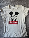 Tricou SH copii, marimea S, Mickey Mouse, Supreme, bumbac, lungime 50 cm
