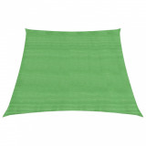 Panza parasolar Gossi, 3x4x2 m, HDPE 160 g/m&sup2;, verde deschis, protectie UV, gradina terasa, permeabila la apa