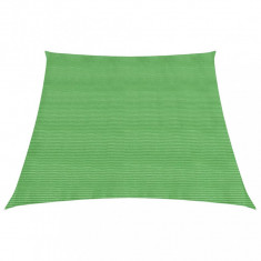 vidaXL Pânză parasolar, verde deschis, 3/4x3 m, HDPE, 160 g/m²