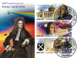 SIERRA LEONE 2022 - Isaac Newton, aniversare 380 de ani, Stampilat