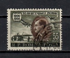 Romania 1956, LP.411 - 50 de ani de la primul zbor al lui Traian Vuia, Stampilat