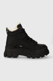 Buffalo sneakers Aspha Nc Mid Warm culoarea negru, 1622186